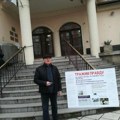 Štrajk glađu ispred prokupačkog suda nakon presude zbog nedostavljanja informacija od javnog značaja