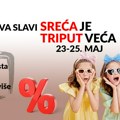 Sreća je u AVI tri puta veća