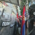 Veliki studentski protest u Novom Sadu na raskrsnici kod DIF-a