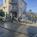 Veliki požar na gasnom priključku u Ulici Tome Vučića u Kragujevcu