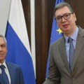 Predsednik Vučić se sastao sa Bocan-Harčenkom Sastanak sa ambasadorom Rusije počeo u 10 sati (foto)