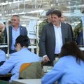 Gašić posetio “Jumko”: O problemima fabrike ni reči