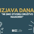 Izjava dana: „Mi smo stvorili društvo najgorih“