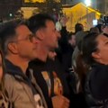 Još jedna legenda srpskog sporta slavi pobedu studenata na Slaviji! Zajedno je sa suprugom i decom.