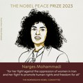 Nobelovka se oglasila iz zatvora: Ova nagrada i globalna podrška me čine još odlučnijom