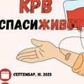 Crveni krst Vranje: Akcija dobrovoljnog davanja krvi u sredu 10. septembra