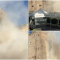 (Video) Katastrofa u Rimu! Urušila se kula kod Koloseuma! Gust oblak dima nad gradom, ljudi zatrpani pod ruševinama