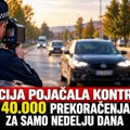 Za sedam dana više od 40.000 prekršaja brzine: Čak 8.482 u zonama škola