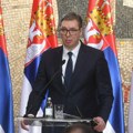 Studenti se okupili ispred Predsedništva tokom obraćanja predsednika Vučića