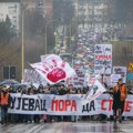 Kragujevčani u nezapamćeno velikom broju učestvovali u protestnoj šetnji do Palate pravde