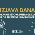 Izjava dana: „Morate istovremeno gledati kroz teleskop i mikroskop“