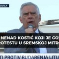 Registrovani seksualni napasnik govorio na protestu u Sremskoj Mitrovici (video)