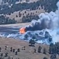 Veliki požar na Zlatiboru! Vatra progutala vikendicu i kolibu i širi se preko livade - vatrogasci na licu mesta (video)