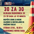 Zborovi Novi Sad pozivaju na još jednu blokadu 30 raskrsnica, ovog puta trajaće 45 minuta