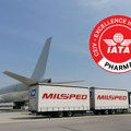Нова потврда изврсности: Милшпед једини носилац ИАТА ЦЕИВ Пхарма сертификата у Србији
