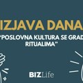 Izjava dana: „Poslovna kultura se gradi ritualima“