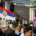 Završen peti protest "Srbija protiv nasilja": Incident ispred Skupštine, formiran krug oko Predsedništva