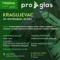 Predstavljanje ProGlasa u Kragujevcu u sredu, 29. novembra