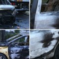 Prve slike automobila koji je izgoreo na Banjici: "Pežo" se zapalio tokom vožnje