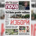 "Nova" piše: Da li Srbiju na parlamentarnim izborima čeka „crnogorski scenario“