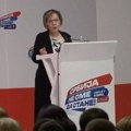 Srećna sam što živim u Srbiji: Prof. dr Jelena Drulović otvorila miting liste Aleksandar Vučić-Srbija ne sme da stane