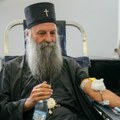 Patrijarh Porfirije učestvovao u akciji dobrovoljnog davanja krvi