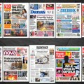 Naslovne strane sutrašnjih novina: Prelistavanje štampe za subotu, 31. oktobar 2026. godine