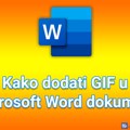 Kako dodati GIF u Microsoft Word dokument