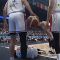 Trenutak kada je Srbija zanemela: Ovako se Vasilije Micić povredio na Evrobasketu (video)
