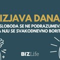 Izjava dana: „Sloboda se ne podrazumeva, za nju se svakodnevno borite“