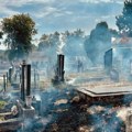Požar na Varoškom groblju u Kragujevcu brzo ugašen
