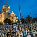 Završen 12. Protest "Srbija protiv nasilja": Šetnja od Narodne skupštine do RTS-a