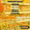 Крени-промени Крагујевац: Донација намирница социјално угроженим суграђанима