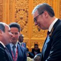 Susret Vučića sa Al Sisijem u Moskvi: "Zahvalan na prijateljstvu koje negujemo sa Egiptom"