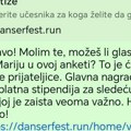 Ne, mala Marija vam ne traži da glasate za nju i njenu stipendiju