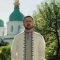 "Bog nosi ukrajinsku zastavu na ramenu" Bizarna poruka - Pogledajte čestitku Zelenskog za Vaskrs (video)
