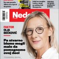 Pogledajte naslovnu stranu novog broja Nedeljnika: Olja Bećković o studentima i „Utisku nedelje“, Vučićev hibridni rat, Bob…