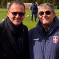 Mijatović na treningu "orlova" - Piksiju i fudbalerima poželeo uspeh u narednim mečevima