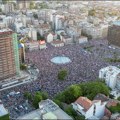 Na Slaviji održan jedan od najvećih skupova studenata ikad