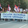 Leskovac: Na skupu protiv blokada - SNS blokirao ulice