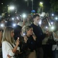 Veliki studentski protest u Novom Sadu na raskrsnici kod DIF-a