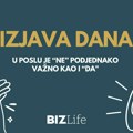 Izjana dana: „u poslu je ne podjednako važno kao i da“