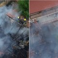 Ima povređenih u požaru na Telepu! Od kuće ostalo zgarište, dim se širi na sve strane, pojavili se novi snimci (video)