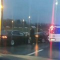 Sudar vozila iz eskorta na auto-putu: Udes kod isključenja za Mladenovac, dva vozila oštećena! (video)
