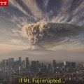 Objavljen zastrašujući AI video: Evo kako će izgledati erupcija najpoznatijeg japanskog vulkana