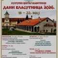 Tradicionalna manifestacija kulture“Dani Vlasotinca“ od 18.do 22.maja 2026.godine