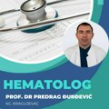 Konsultativni hematološki pregledi u Park Poliklinici, ordinira prof. dr Đurđević iz KC Kragujevac
