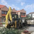 U centru Ljiga u danu posečeno 14 stabala, iz JKP kažu – zbog rehabilitacije trotoara