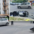Teška nesreća u Novom Sadu: Oboren policajac na motoru