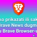 Kako prikazati ili sakriti Brave News dugme u Brave Browser-u